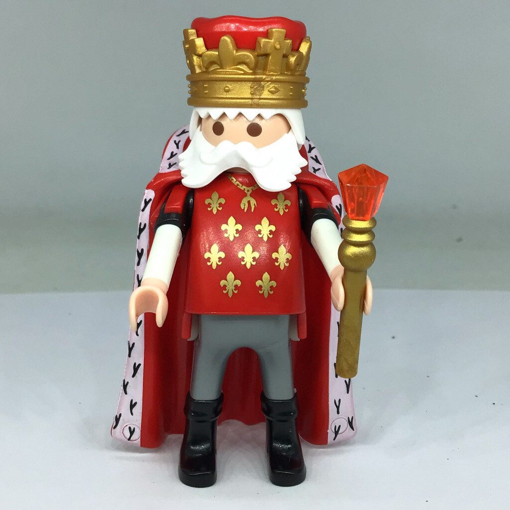 playmobil roi rouge aux lys