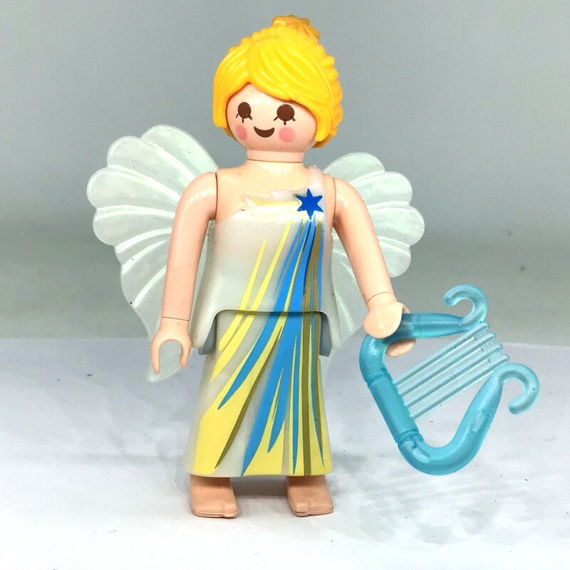 playmobil figures 4 ange avec lyre