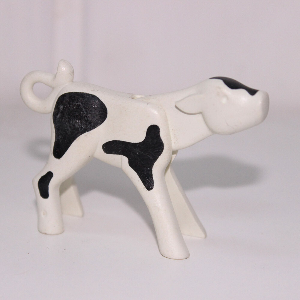 playmobil veau noir blanc vintage
