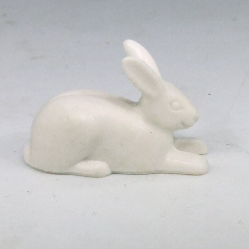 Playmobil lapin couché blanc
