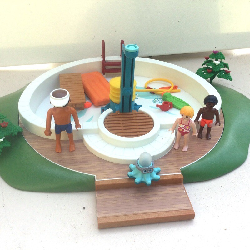 playmobil bassin piscine et baigneurs