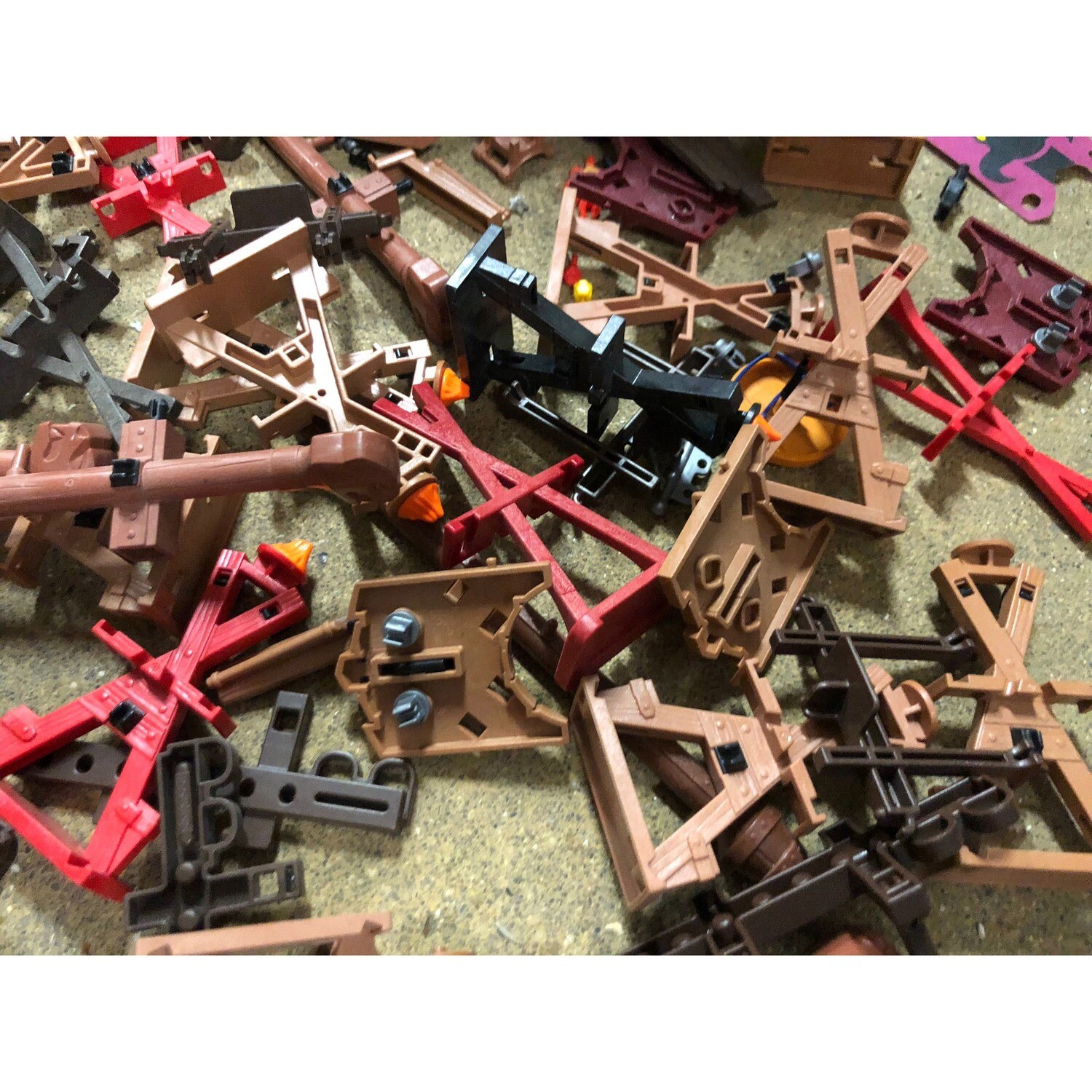 Playmobil lot de ratelier du moyen âge