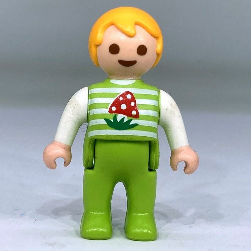 playmobil bébé garcon champignon vert