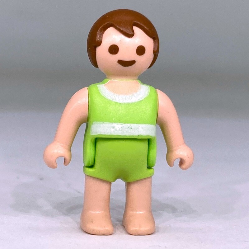 playmobil bébé garcon vert clair