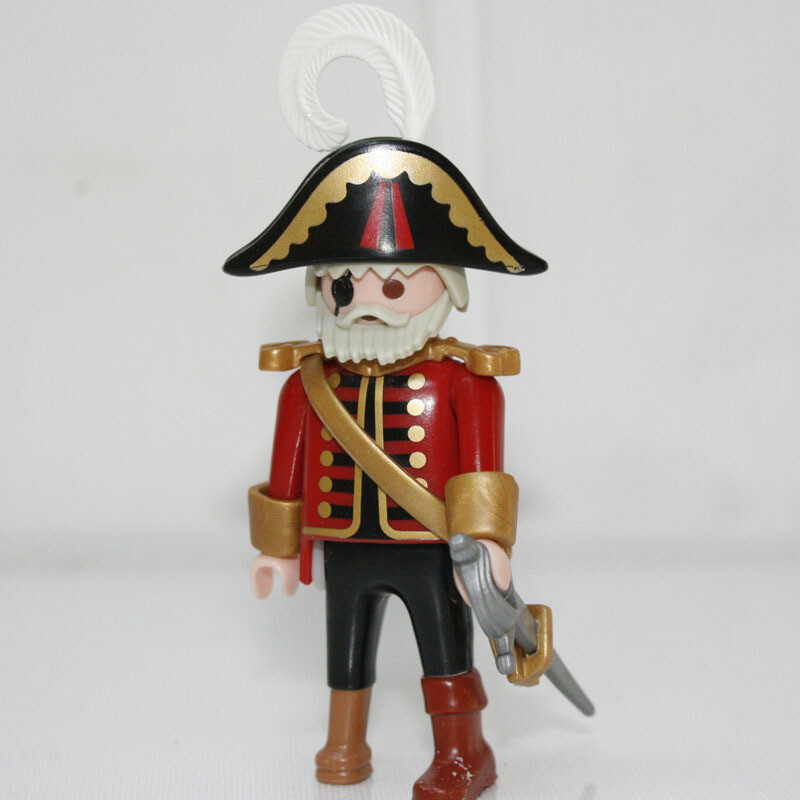 playmobil capitaine pirate doré