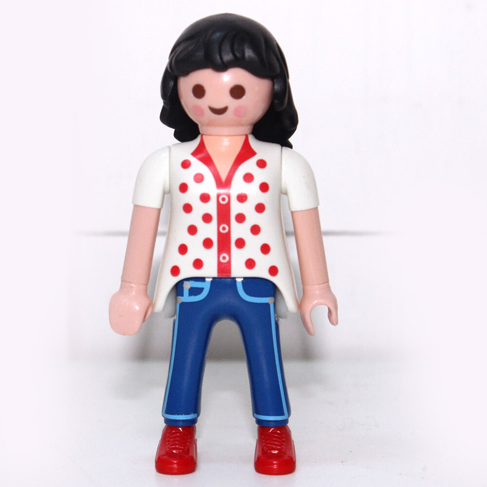 playmobil femme city cool pois