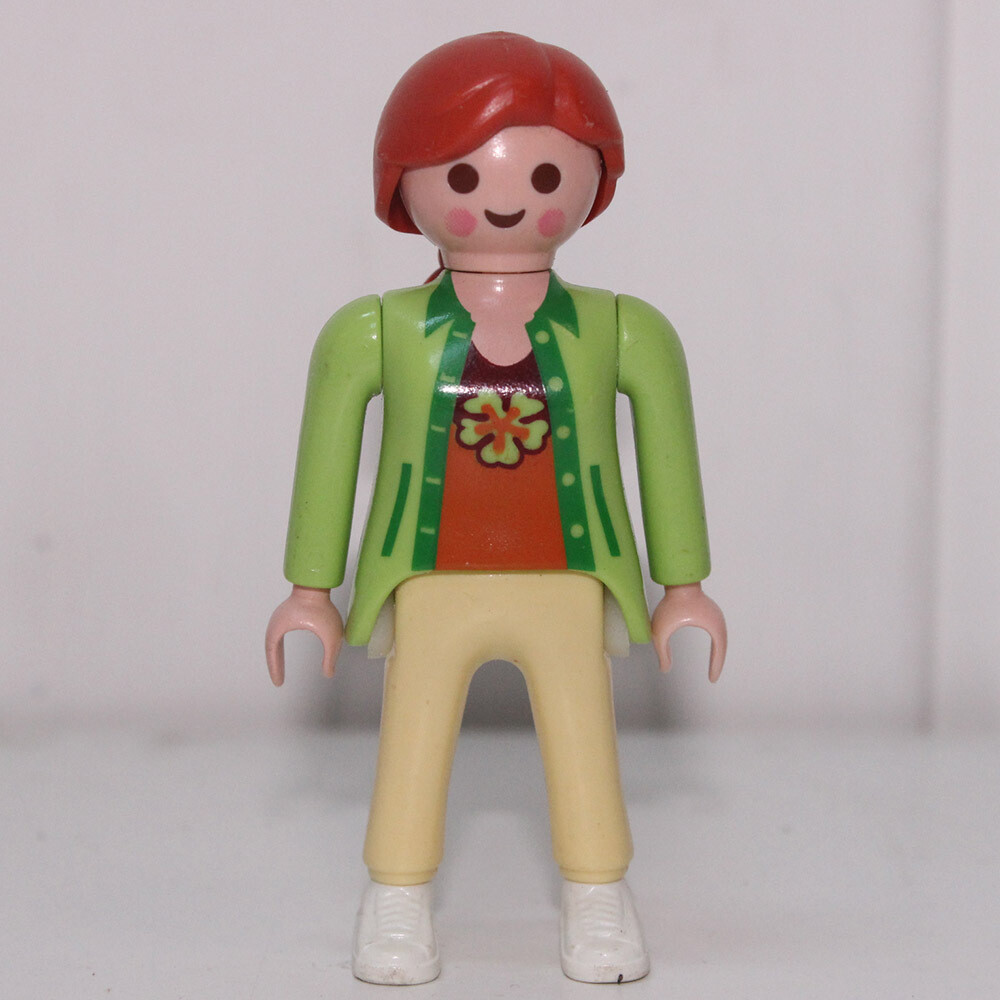 playmobil femme city verte