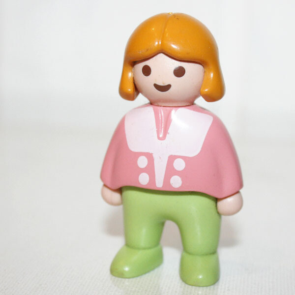 Playmobil 1-2-3 fillette rose et vert