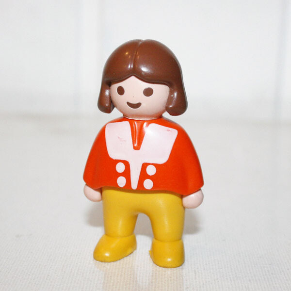 Playmobil 1-2-3 enfant orange et jaune