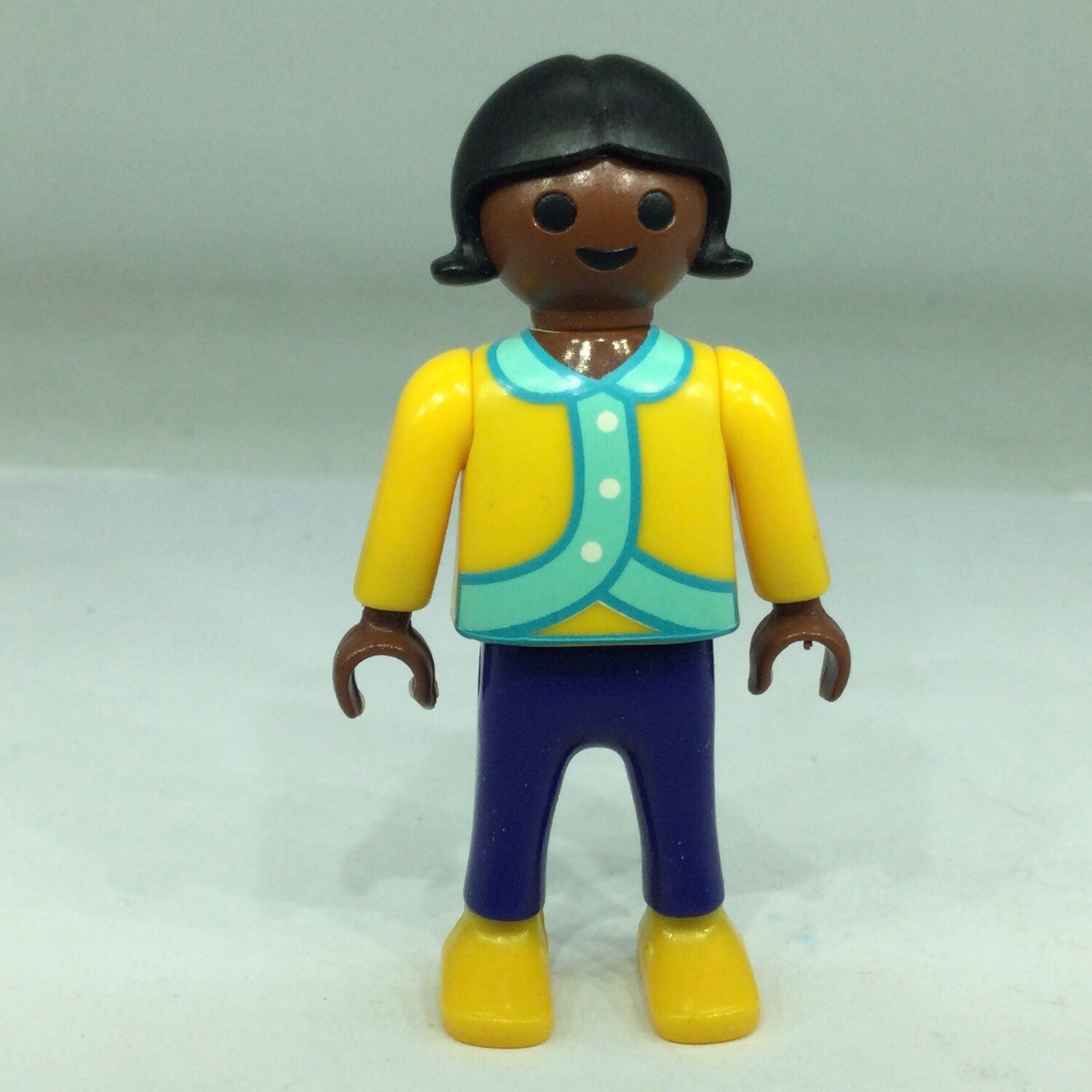 playmobil enfant fillette black jaune