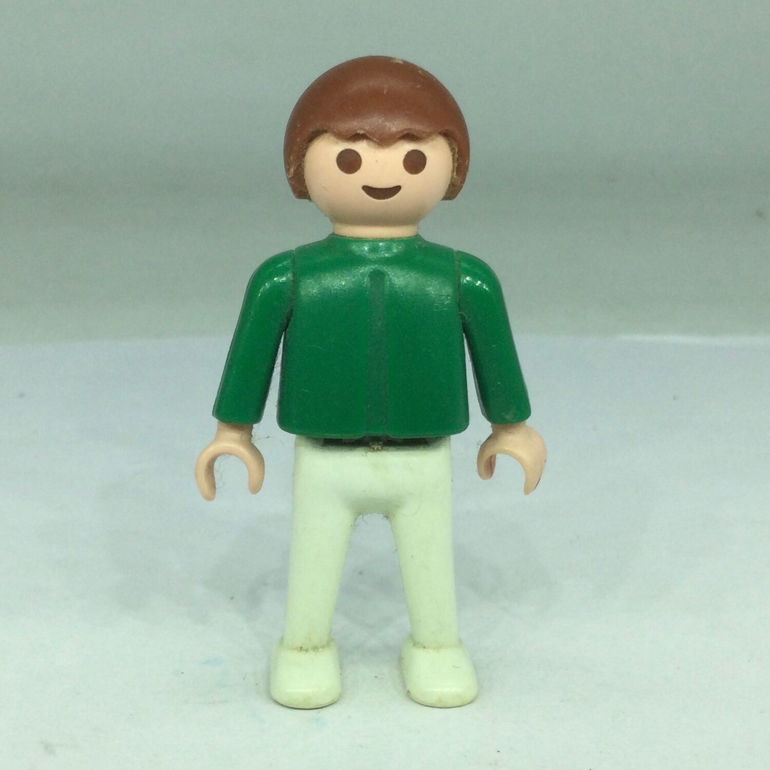 Playmobil enfant vintage vert et blanc