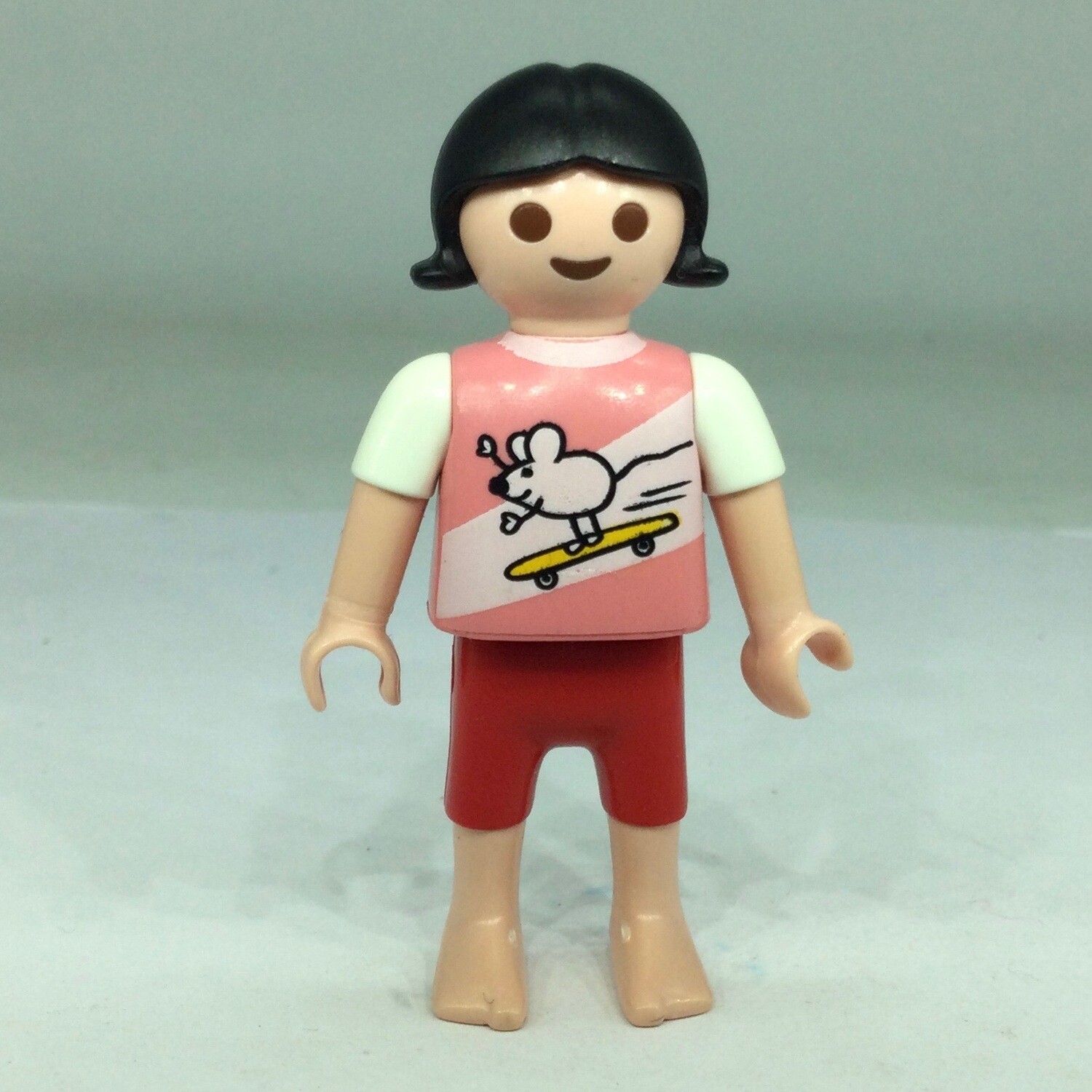 playmobil fillette souris rose