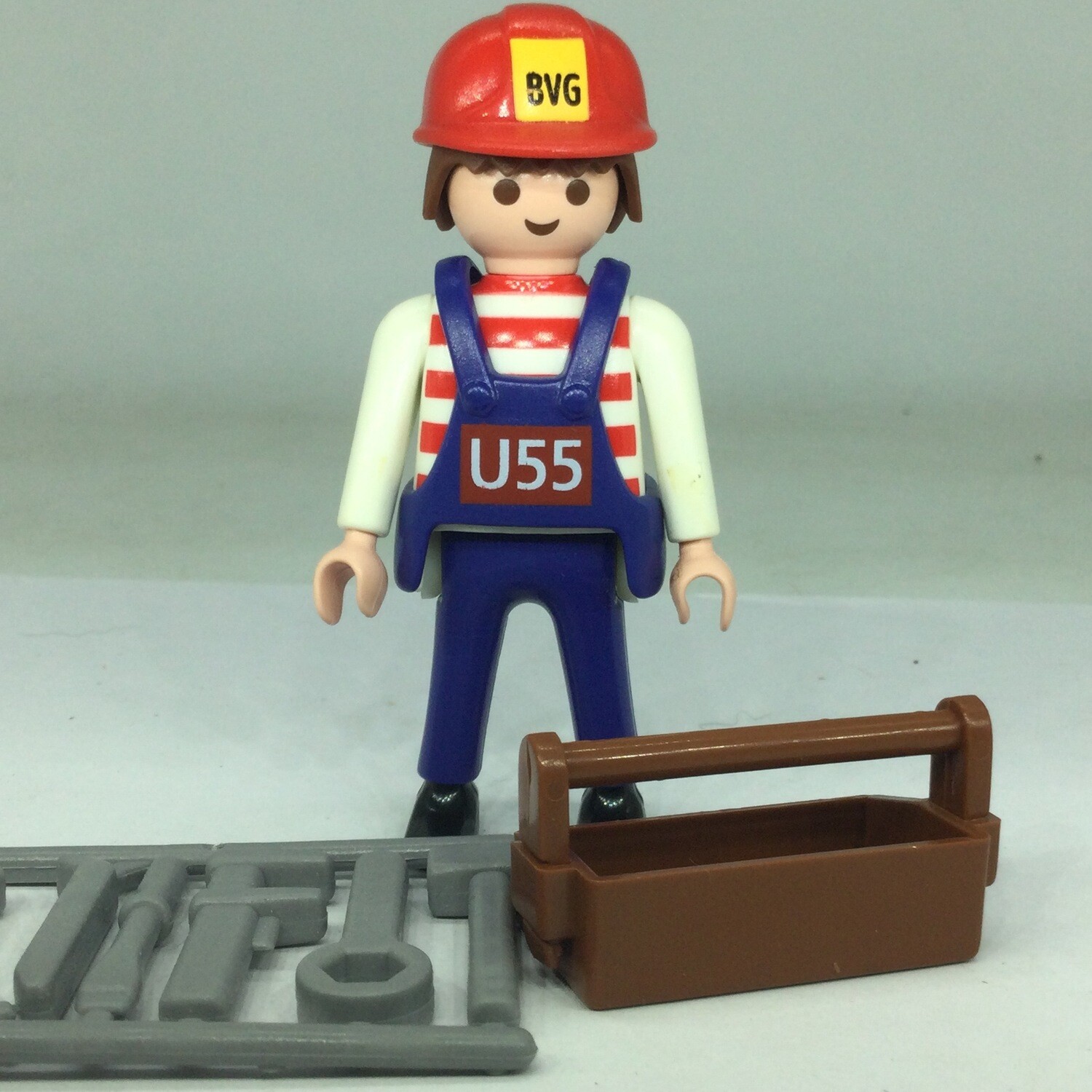 playmobil ouvrier U55 avec outils