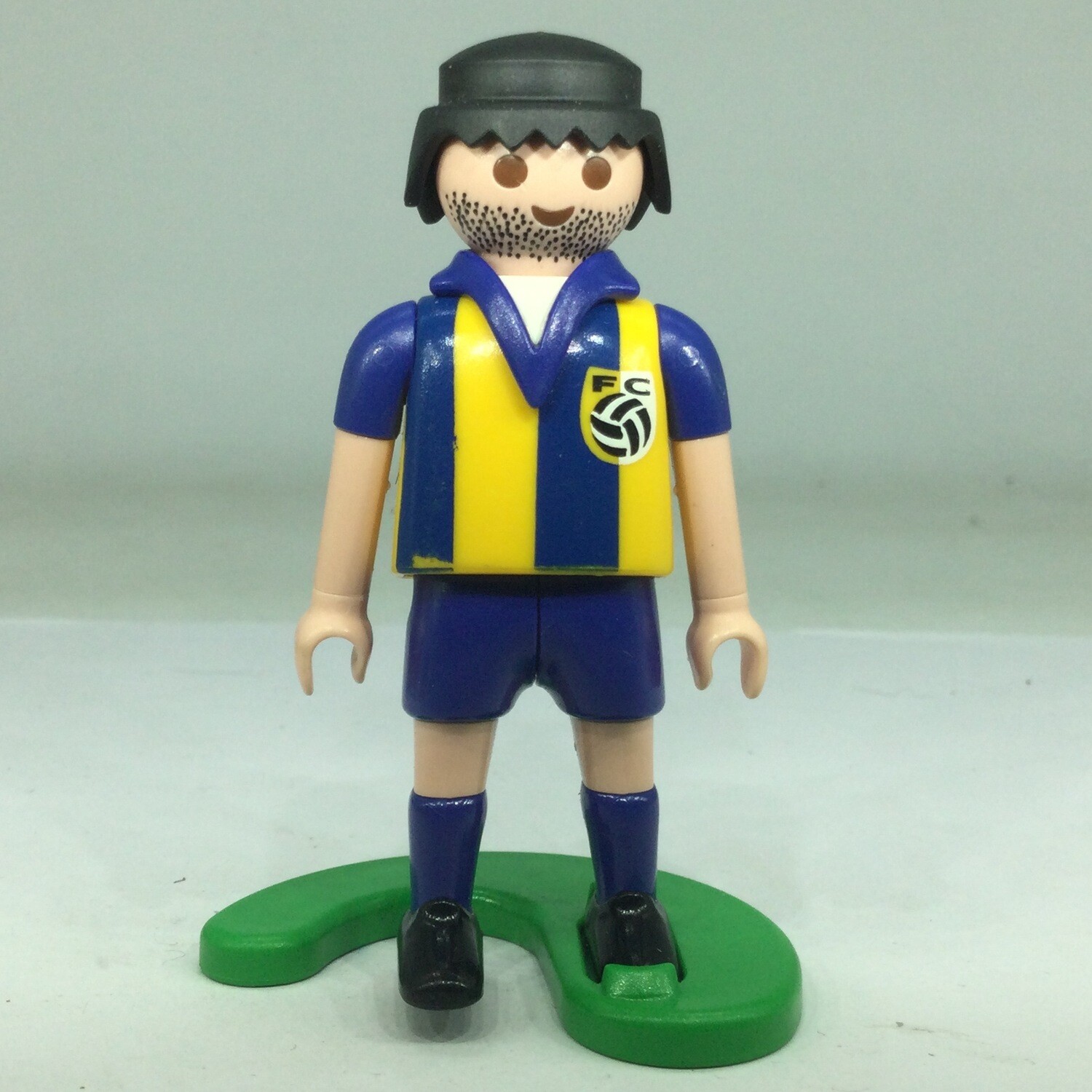 playmobil footballeur bleu 2