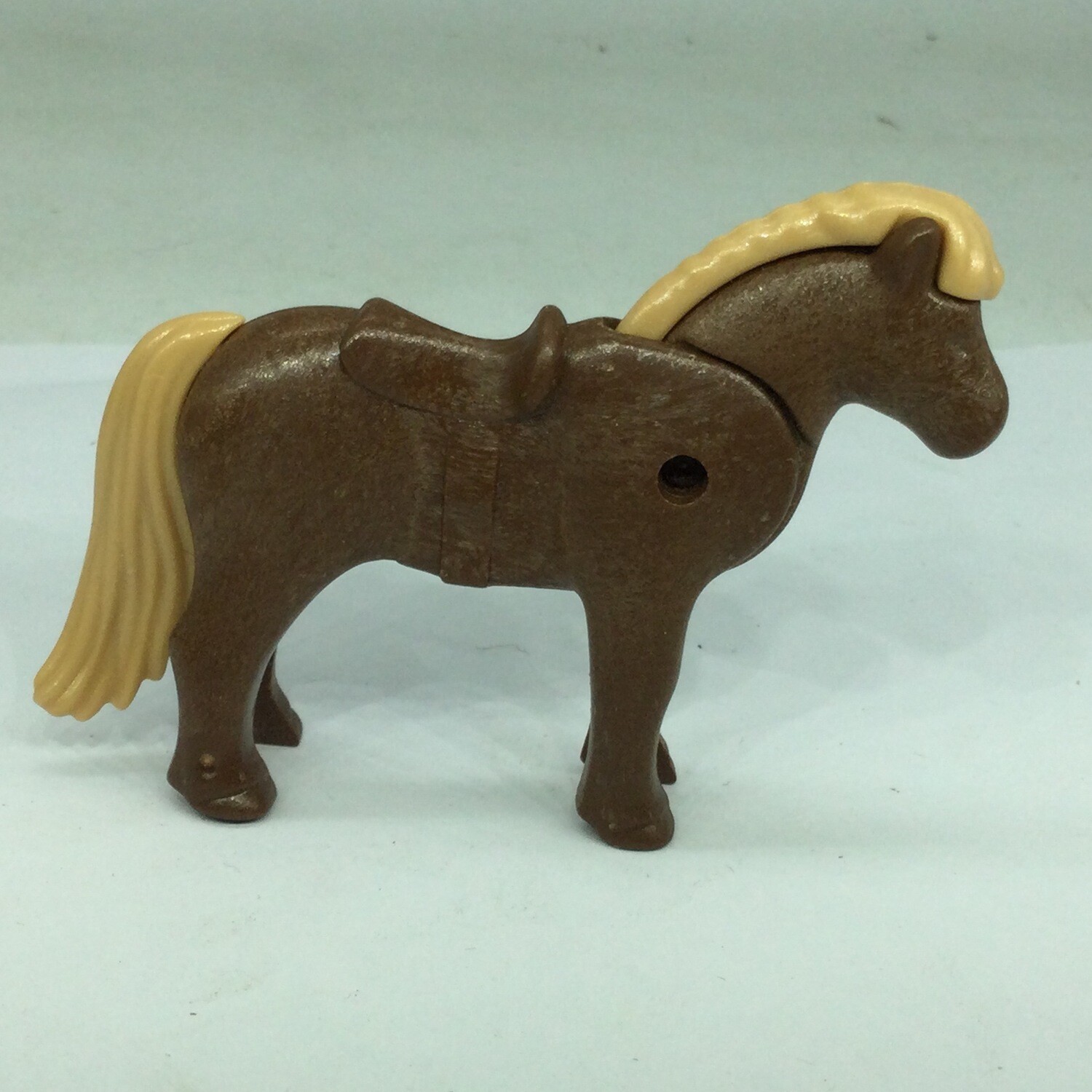 playmobil poney marron