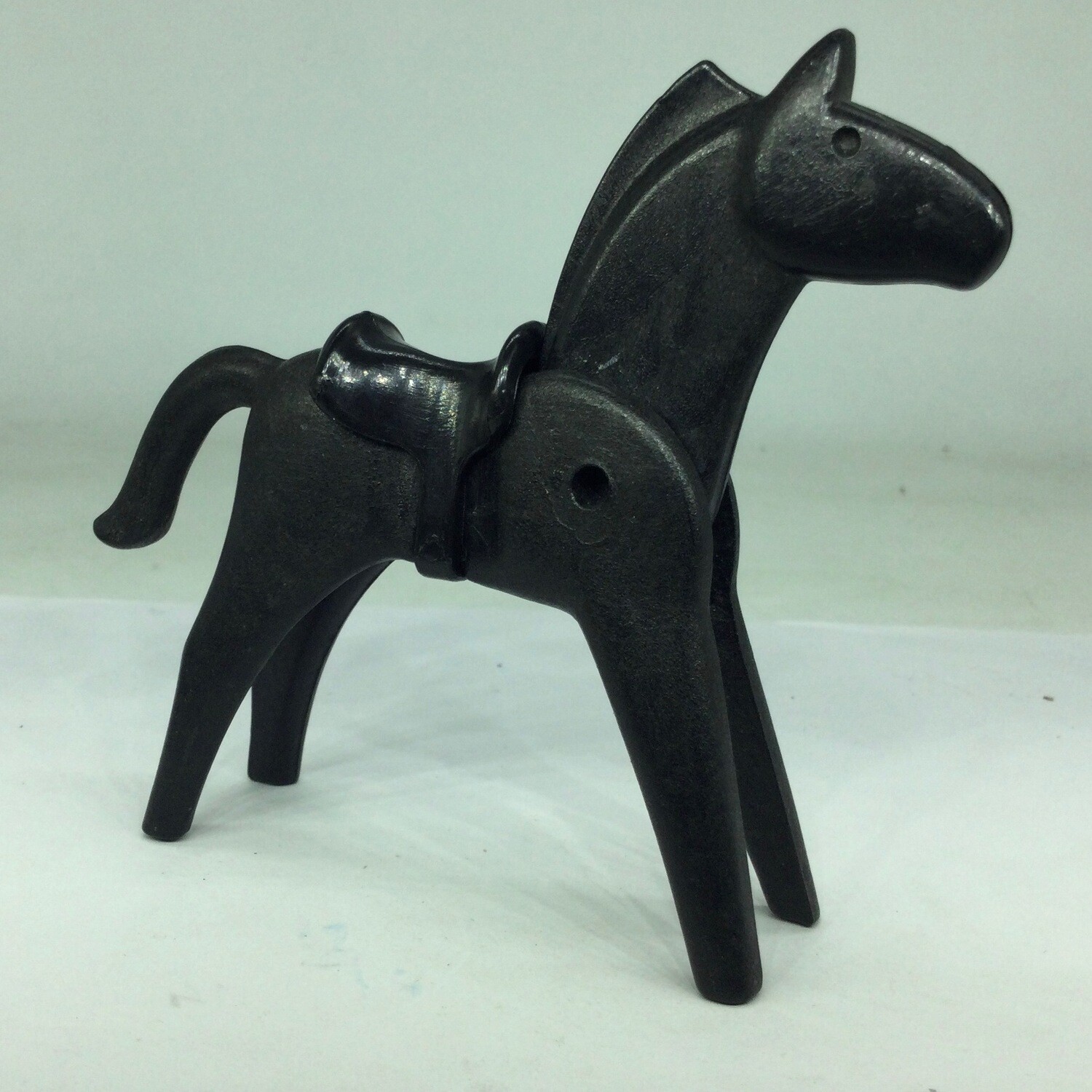 Playmobil cheval vintage noir