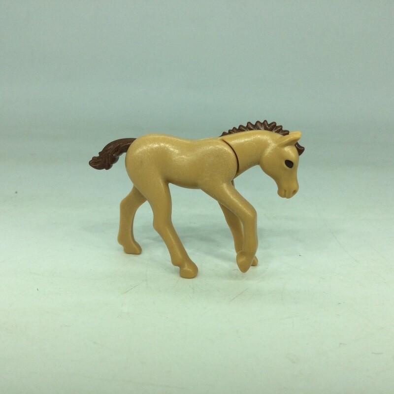 playmobil poulain beige