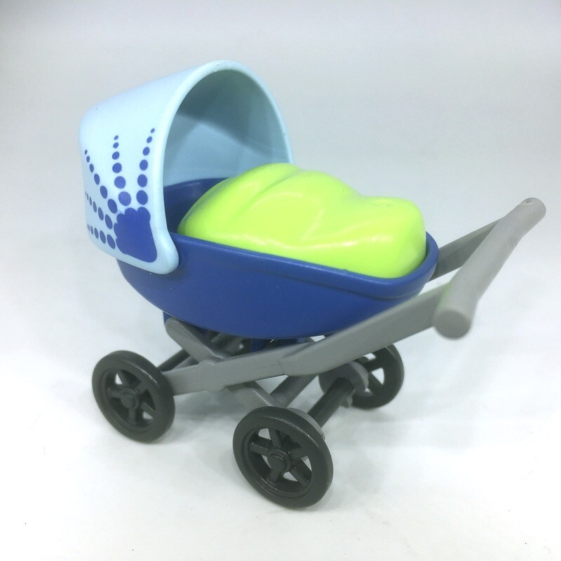 Playmobil poussette bleue 2