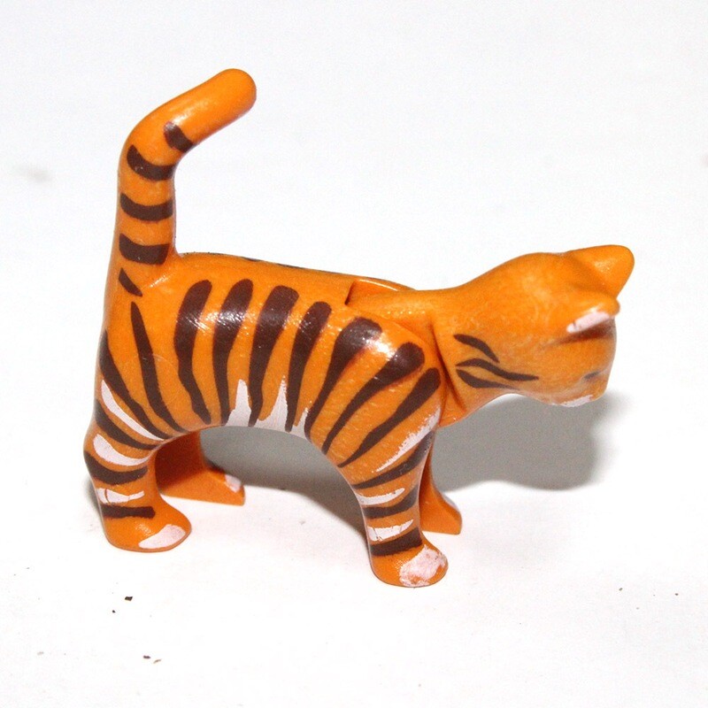 playmobil chat orange tigre playmobil chat orange tigre