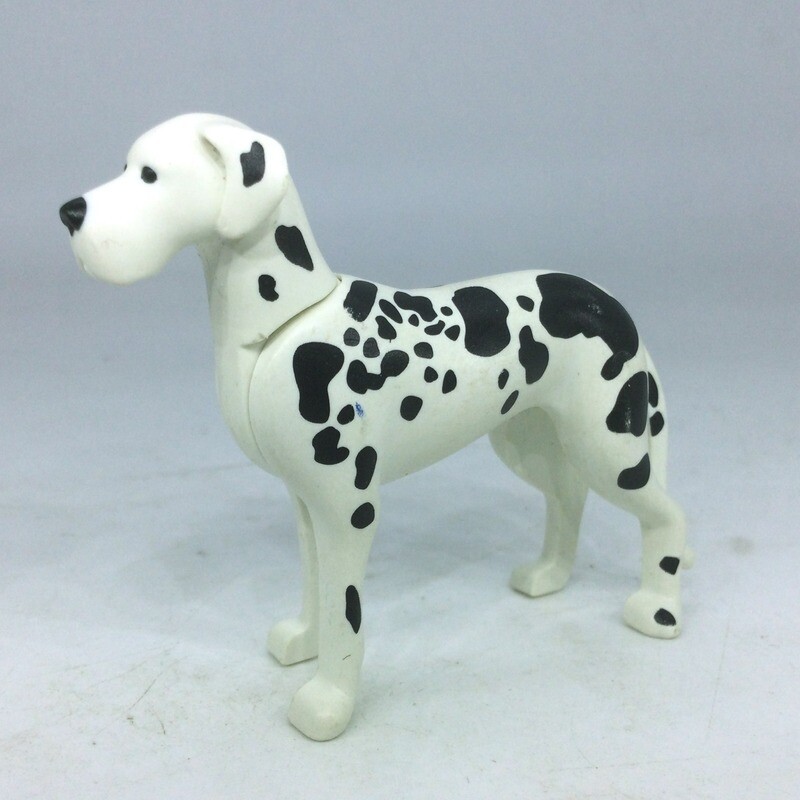 playmobil chien dogue bicolore