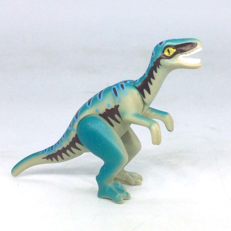 playmobil petit dino agressif bleu