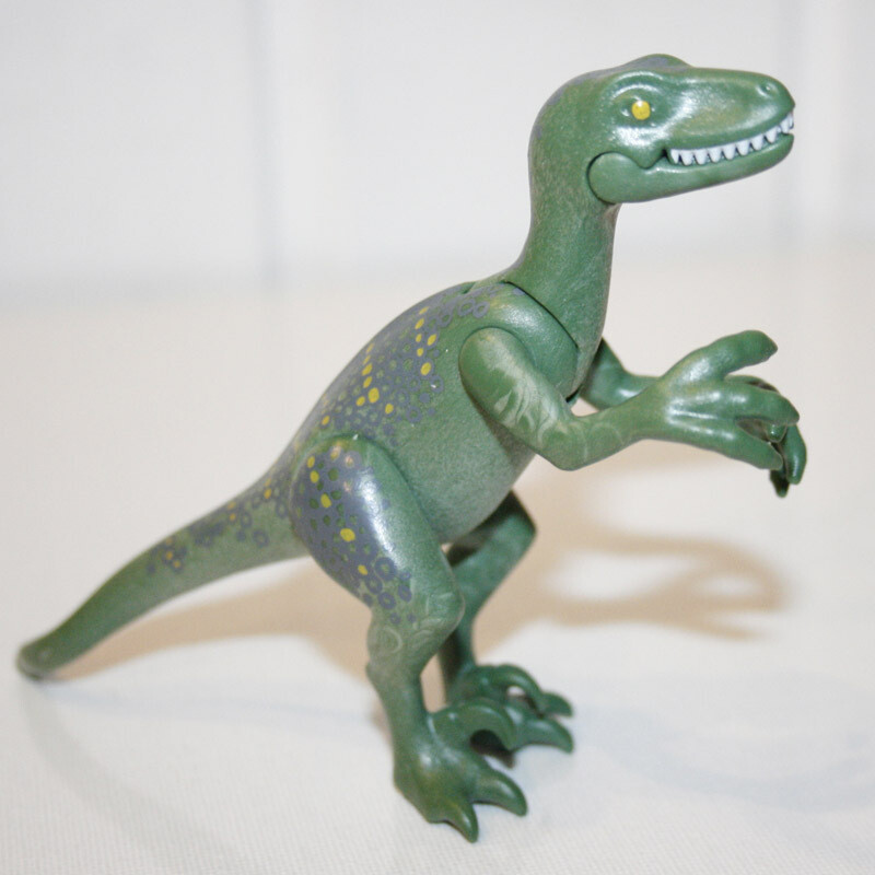 playmobil petit dino vert