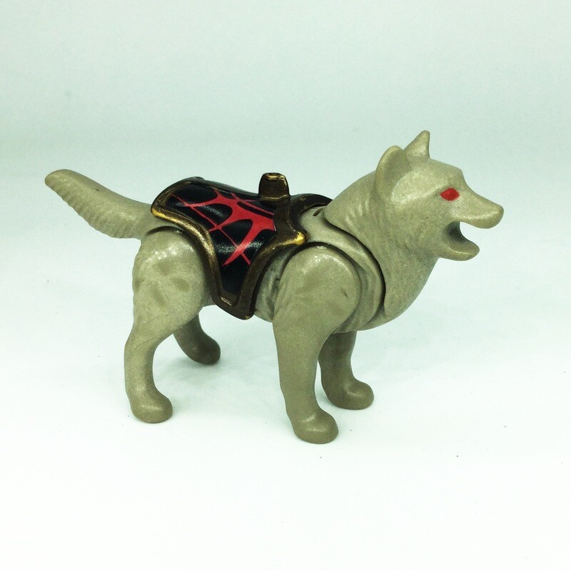 playmobil loup gris malefique