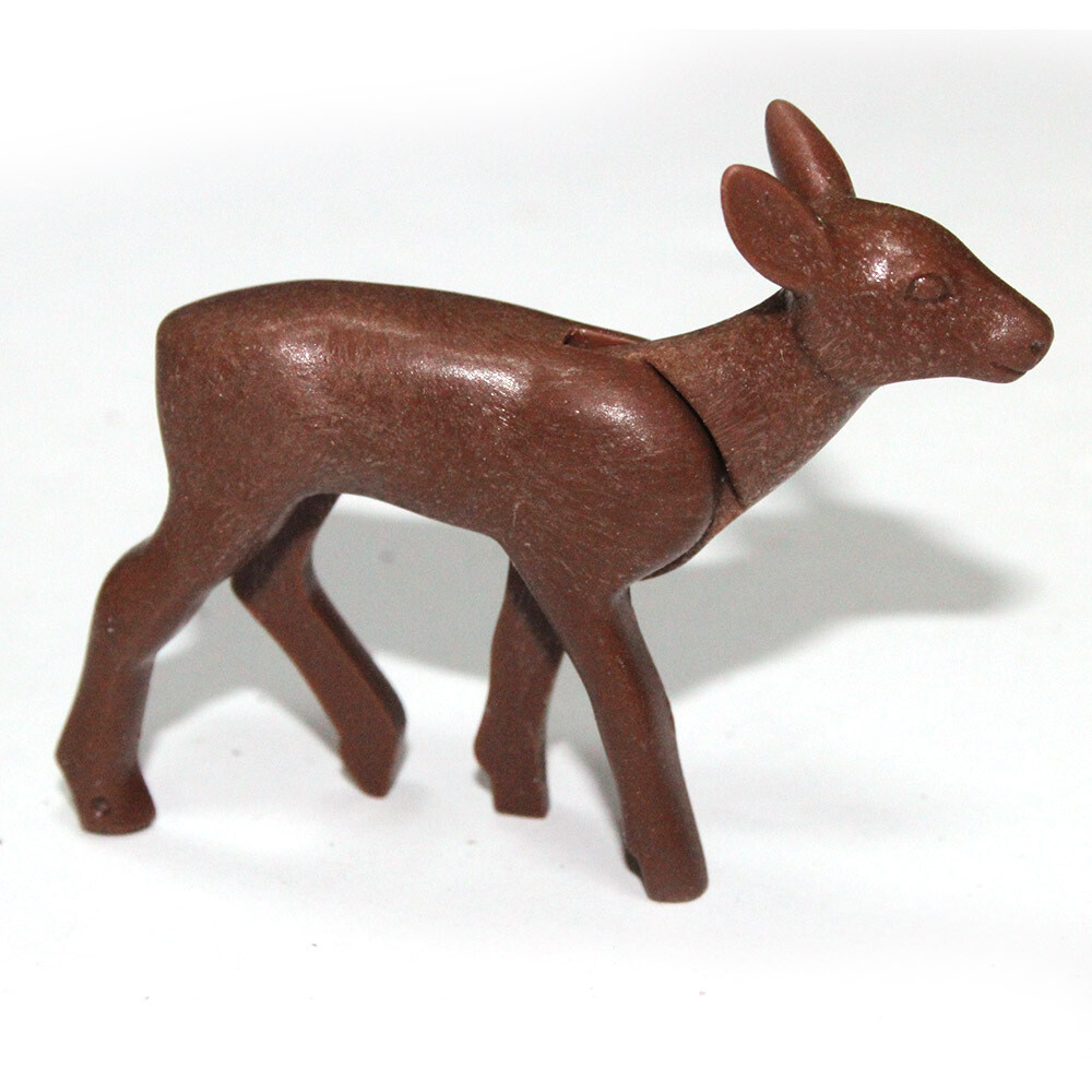 playmobil biche marron fonce