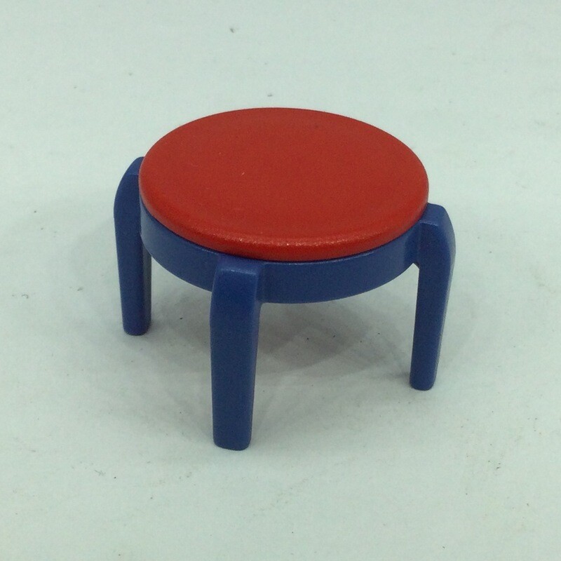 playmobil tabouret rouge