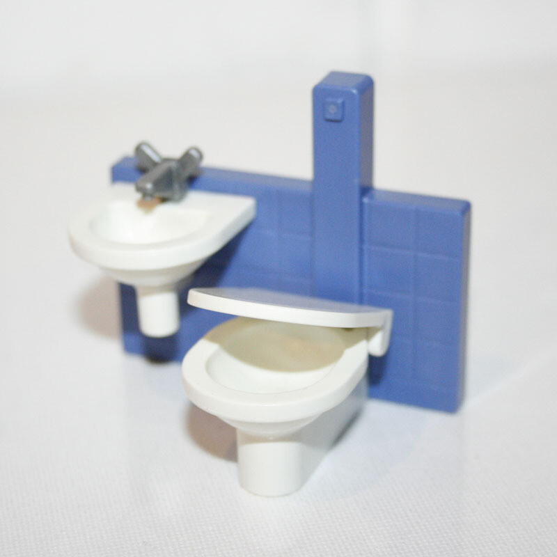 playmobil toilette duo bleu
