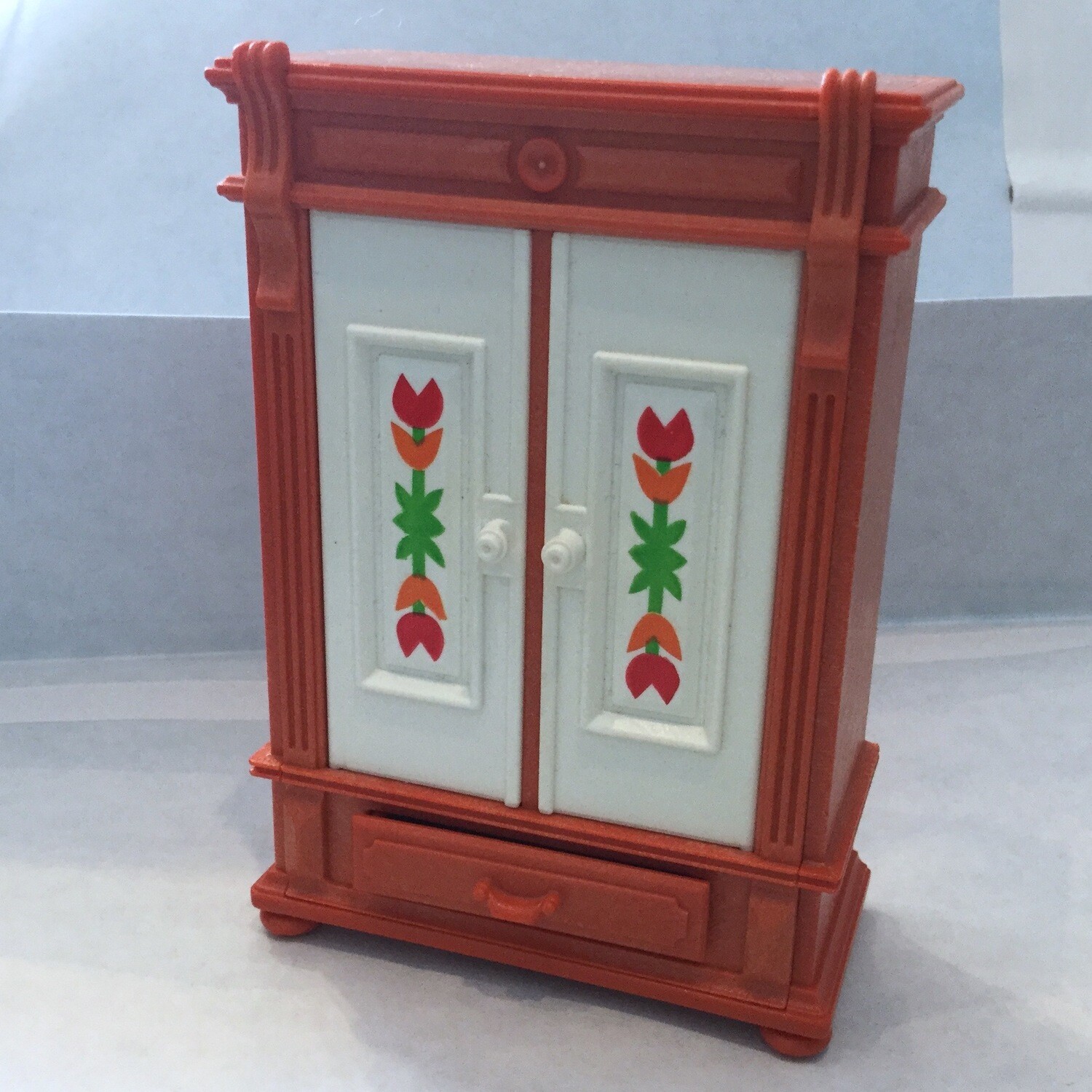 playmobil armoire cossue marron