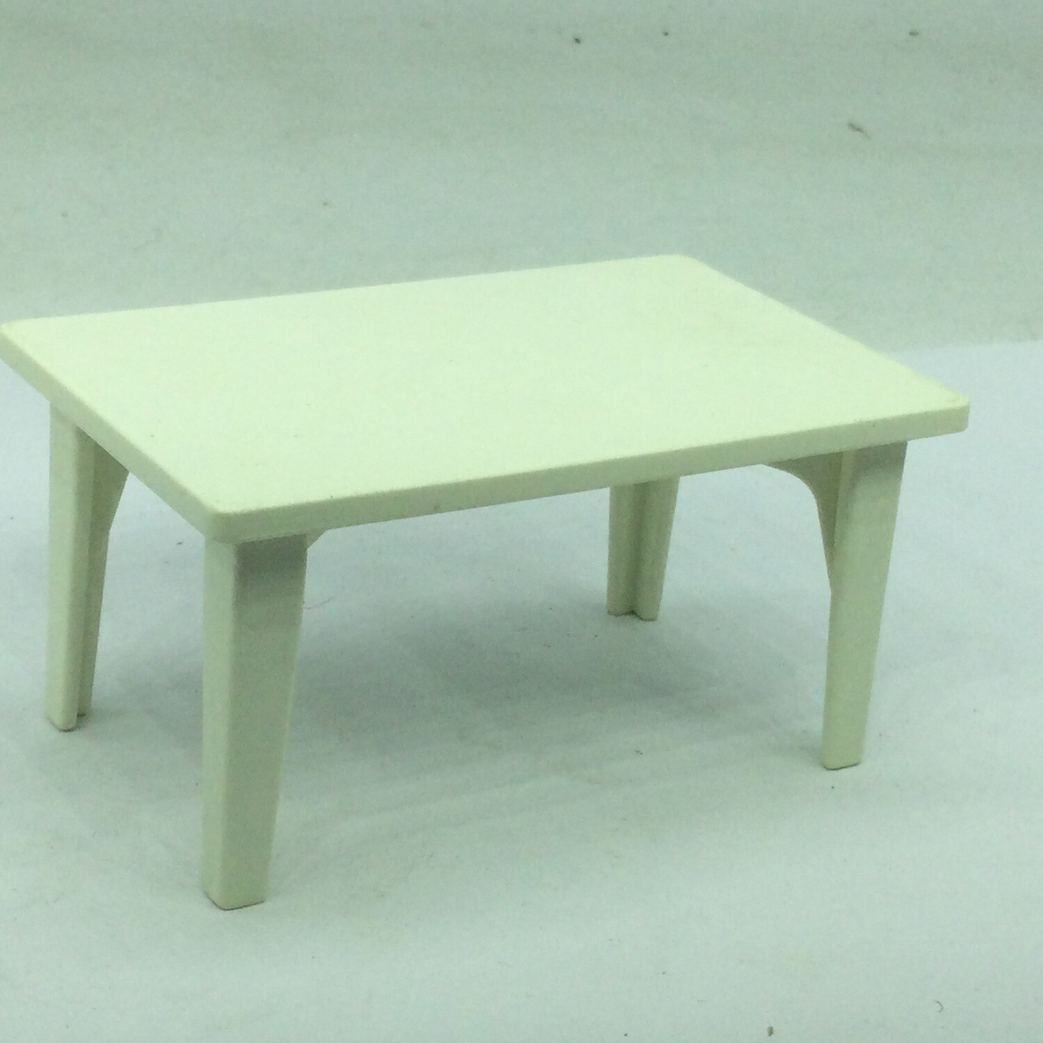 playmobil table de jardin blanche