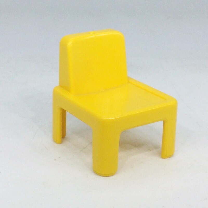 playmobil chaise enfant jaune