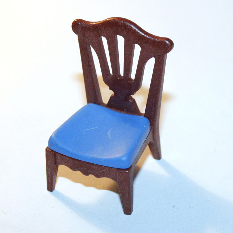 playmobil chaise salon marron