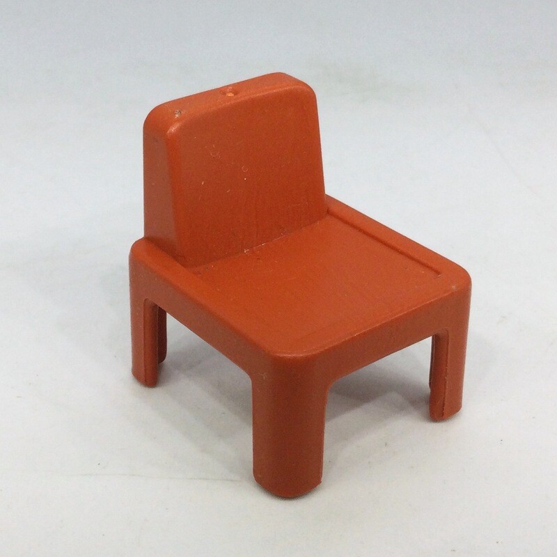 playmobil chaise enfant orange