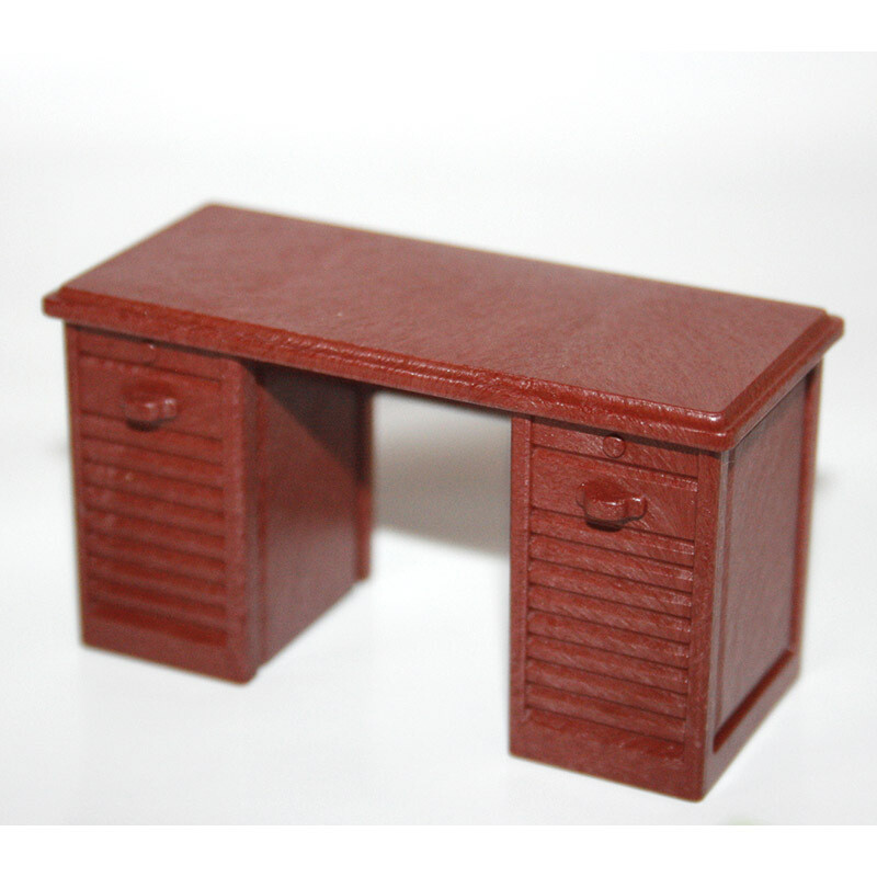 playmobil bureau-marron-office