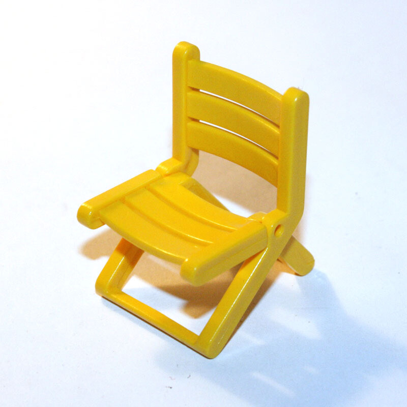 playmobil chaise pliante jaune