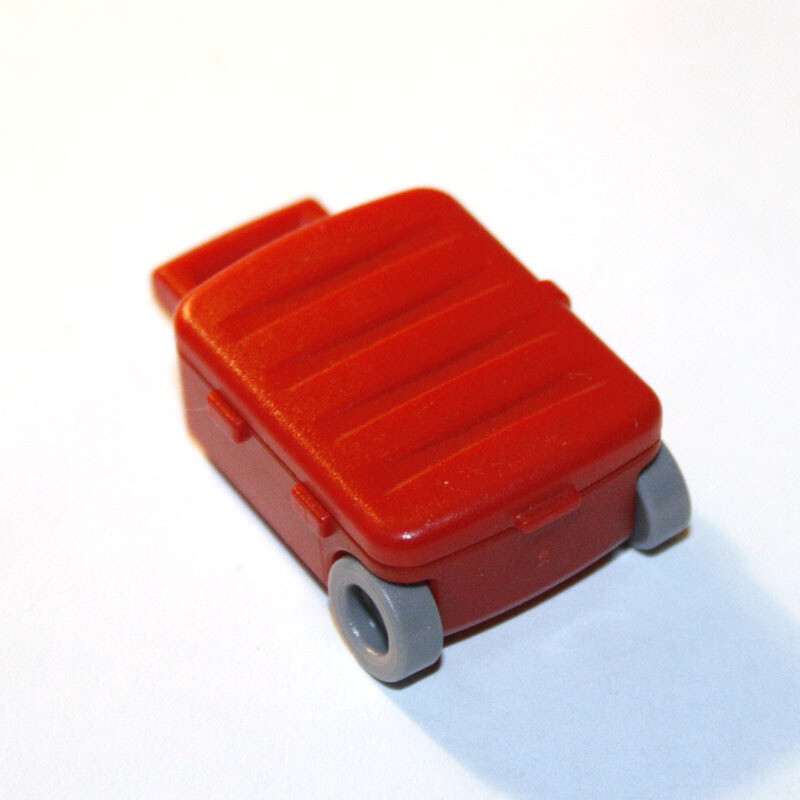 playmobil valisette à roulettes rouge