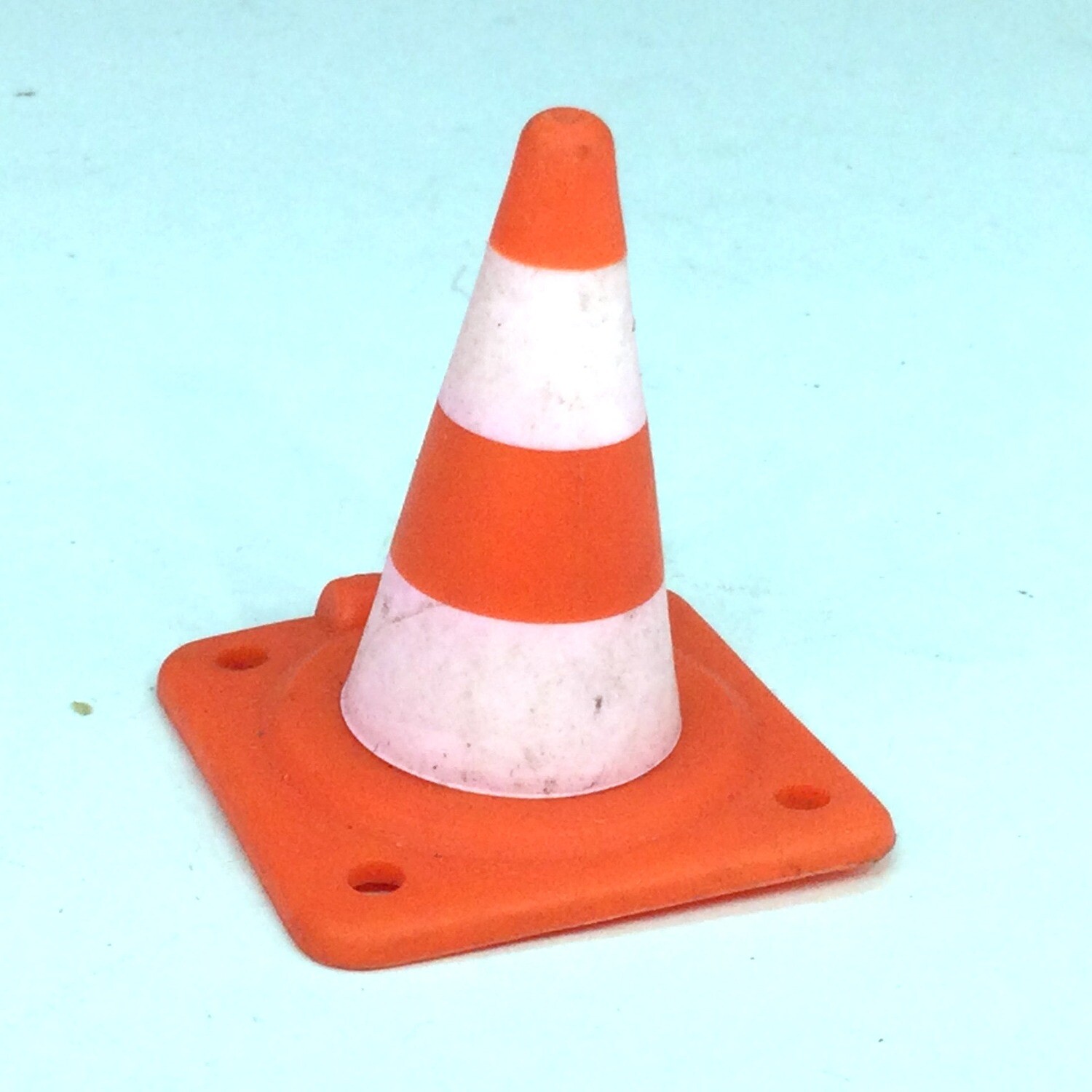 playmobil cône chantier orange