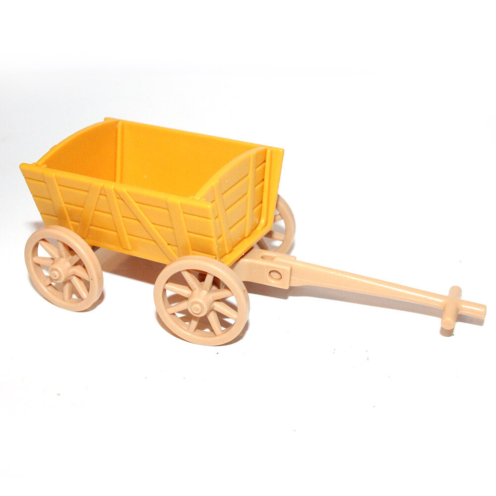 Playmobil charrette à bras jaune