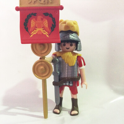 Playmobil legionnaire romain oriflamme