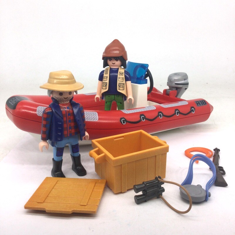 Playmobil hors bord des aventuriers