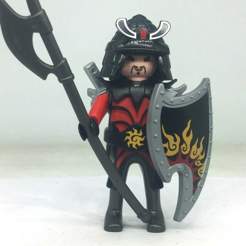 playmobil samouraï asiatique soleil