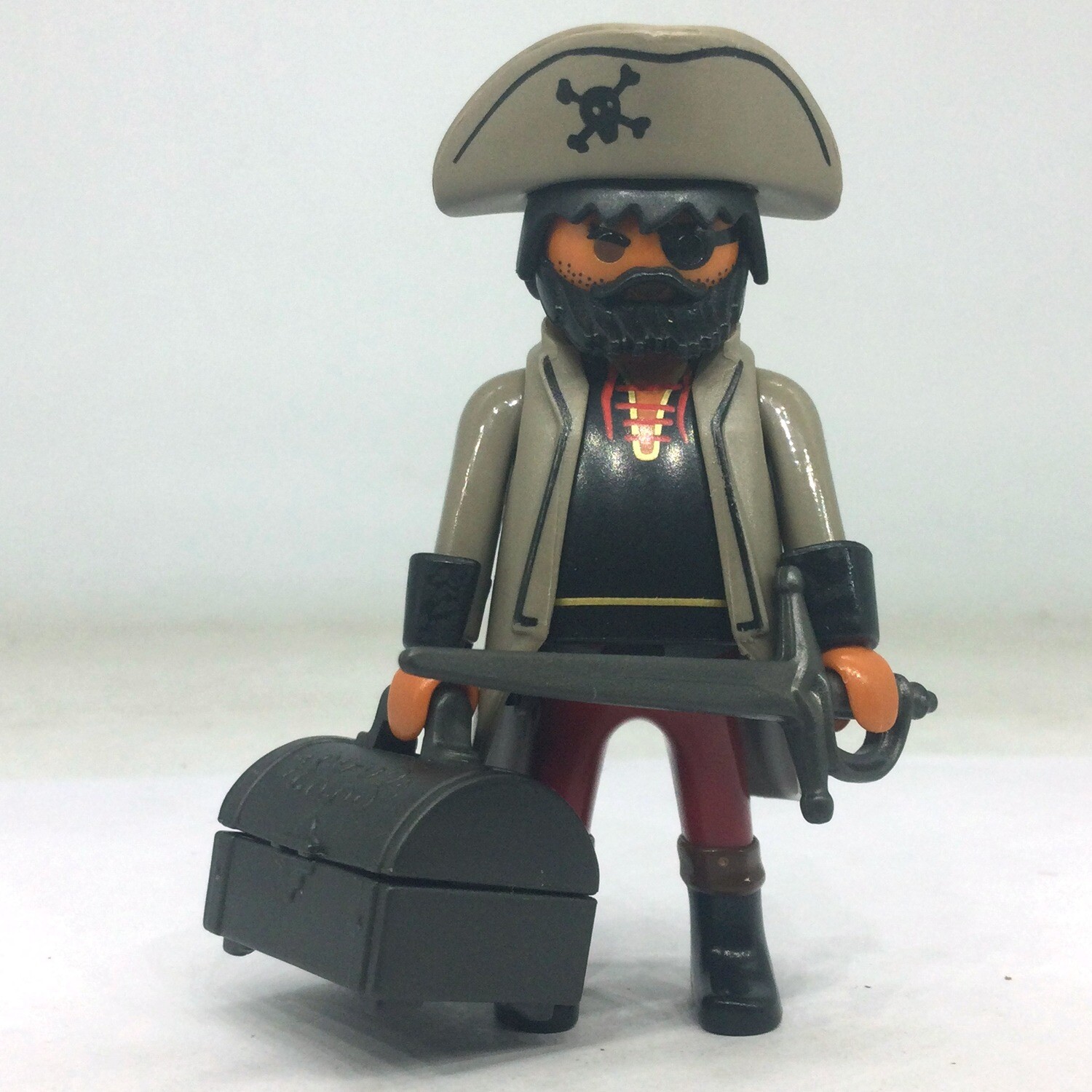 playmobil pirate gris 54