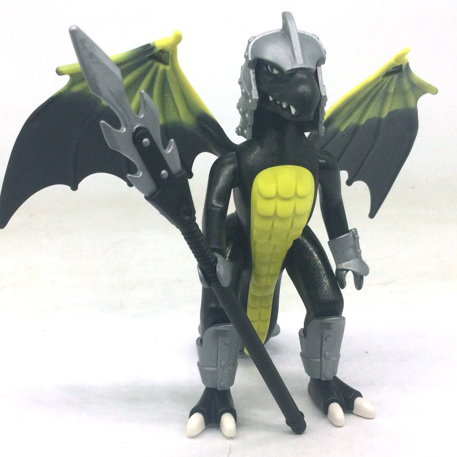 Playmobil dragon ailé guerrier noir