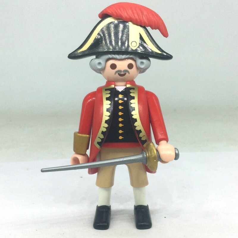 playmobil capitaine de navire anglais