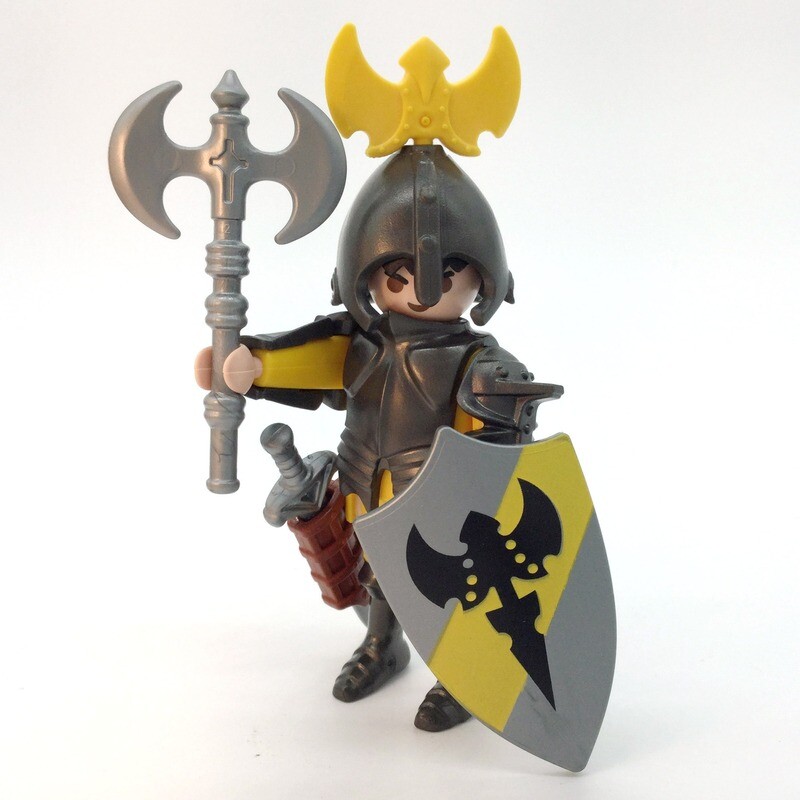 playmobil chevalier jaune spécial