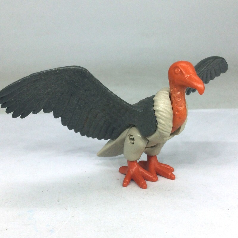 Playmobil vautour gris ailes ouvertes