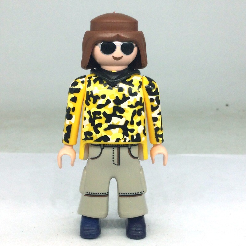 Playmobil surfeur baggy camouflage