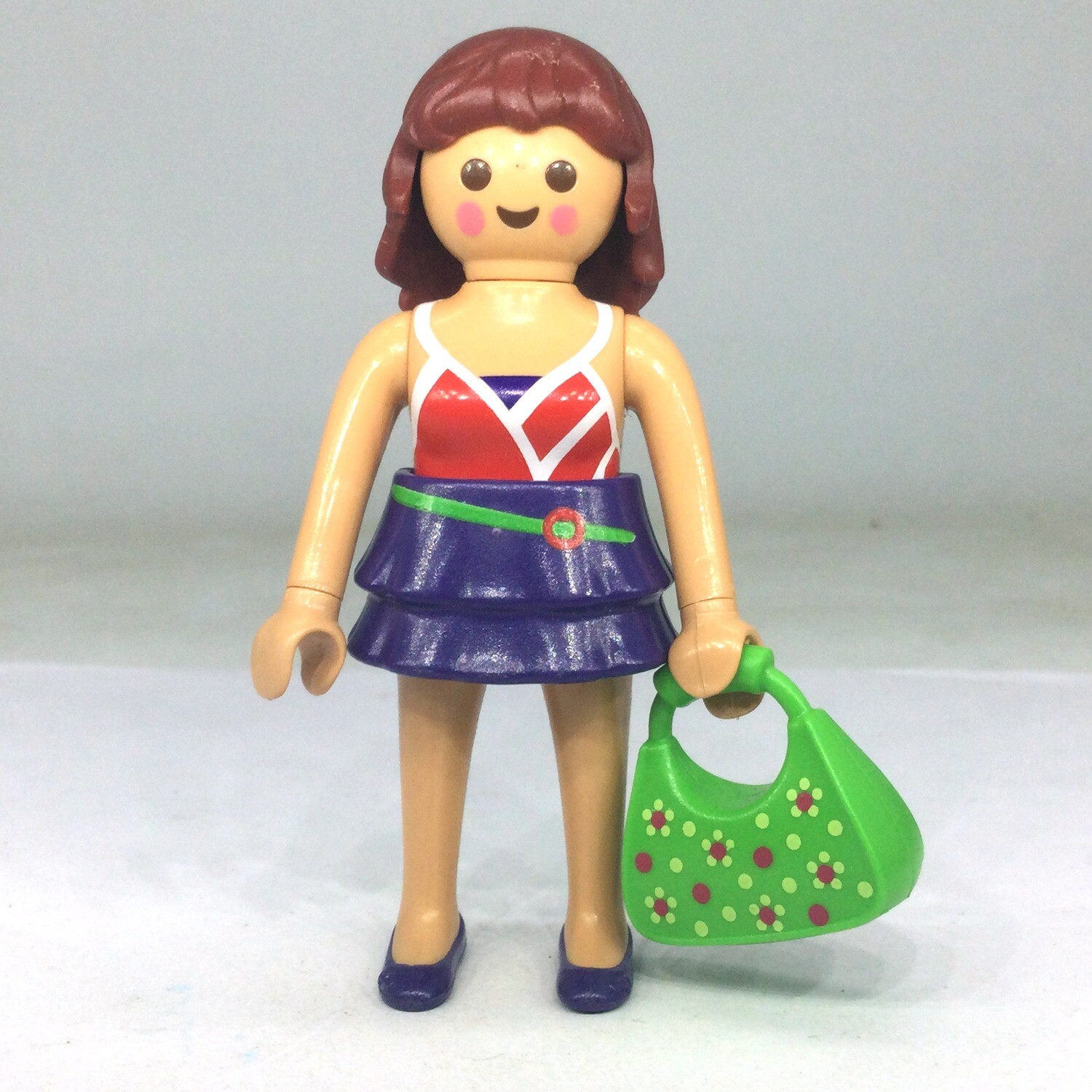 Playmobil femme jupe mauve